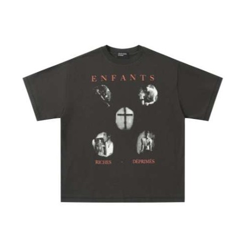 ERD Enfants Riches Déprimés 25 한정판 남여공용 로고 프린트 라운드 티셔츠 A11244
