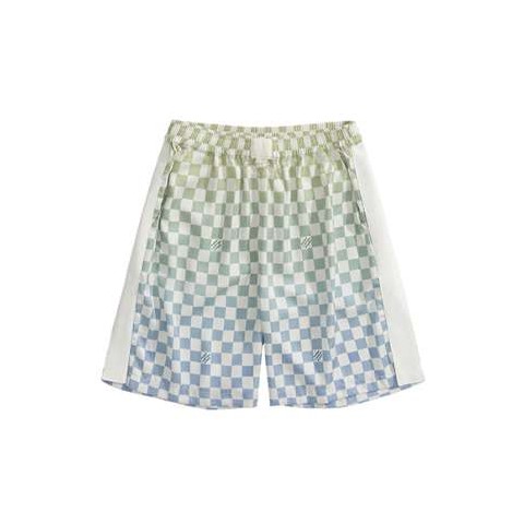 루이비통 25 한정판 다미에 그라디언트 프린티드 실크 쇼츠 A11261