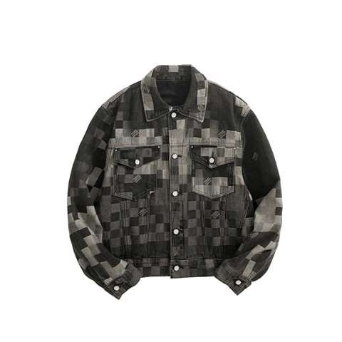 루이비통 25 한정판 다모플라주 클래식 데님 재킷 A11268