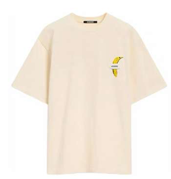JACQUEMUS 자크뮈스 25 한정판 로고 자수 탭 코튼 셔츠 A11291