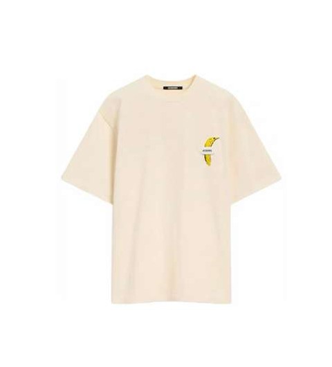 JACQUEMUS 자크뮈스 25 한정판 로고 자수 탭 코튼 셔츠 A11291