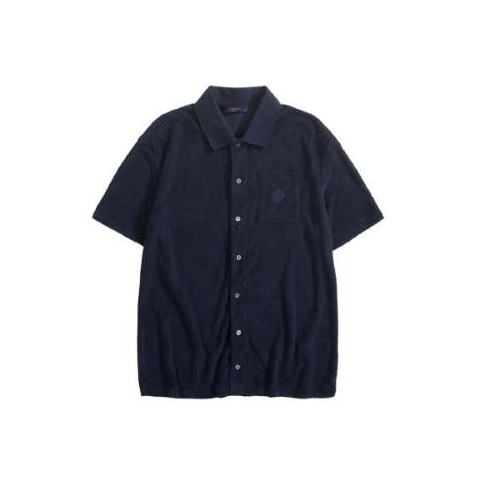 루이비통 25 한정판 다미에 프렌치 테리 숏 슬리브 셔츠 A11309