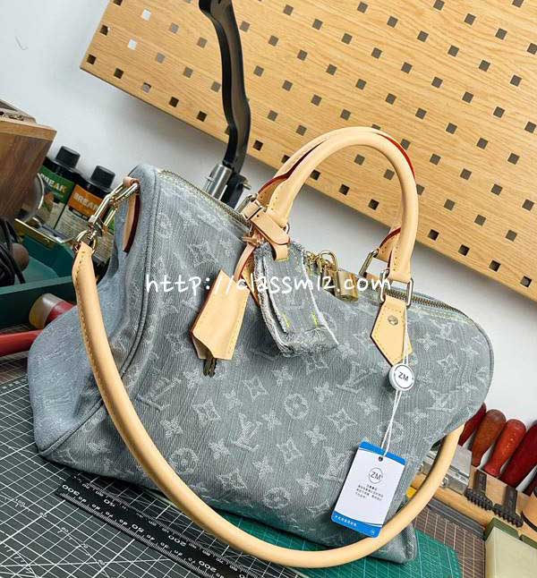 루이비통 25 한정판 M13344 Speedy Soft 30 크로스백 가방 C4538