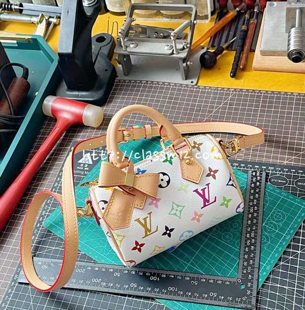 루이비통 25 한정판 M13391 NANOSPEEDY 크로스백 가방 C4549