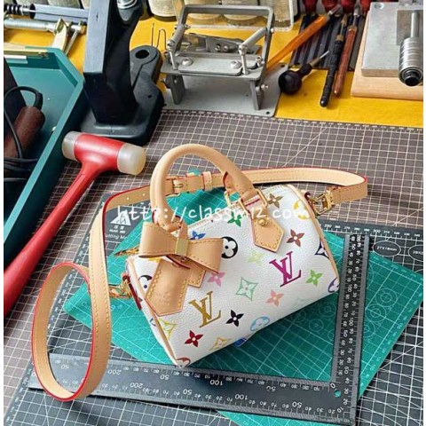 루이비통 25 한정판 M13391 NANOSPEEDY 크로스백 가방 C4549