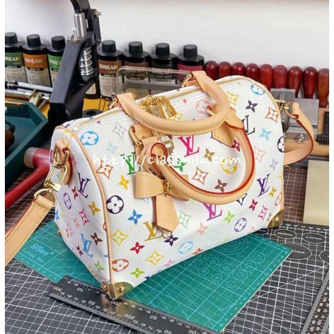 루이비통 25 한정판M13085 TM SPEEDY BANDOULIÈRE 25 크로스백 가방 C4551