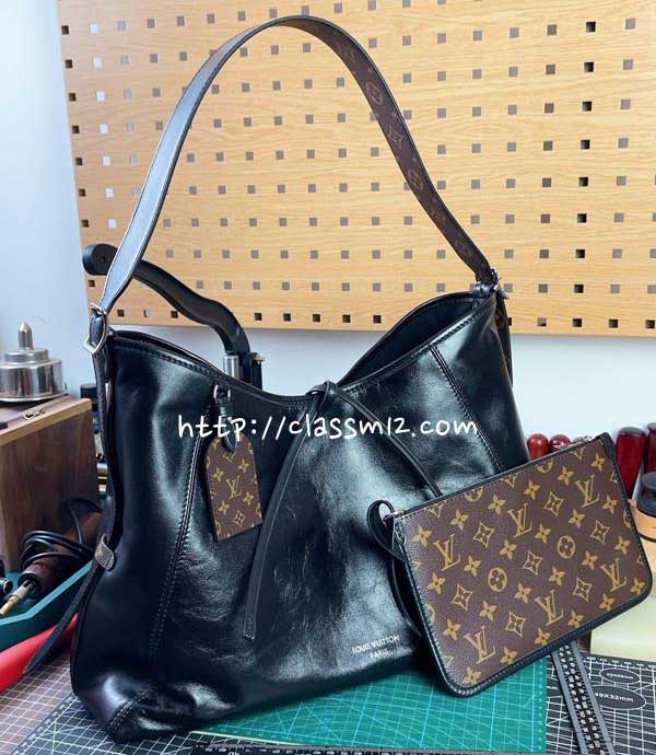 루이비통 25 한정판 M25143 CarryAll Dark 크로스백 가방 C4560