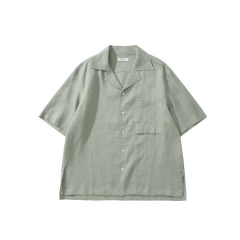 로로피아나 25 한정판 Federico 린넨 숏 슬리브 셔츠 A11341