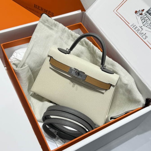 에르메스 25 한정판 Kelly mini 19cm 크로스백 가방 C4812