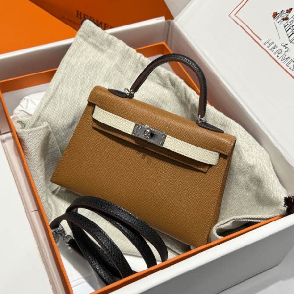 에르메스 25 한정판 Kelly mini 19cm 크로스백 가방 C4814