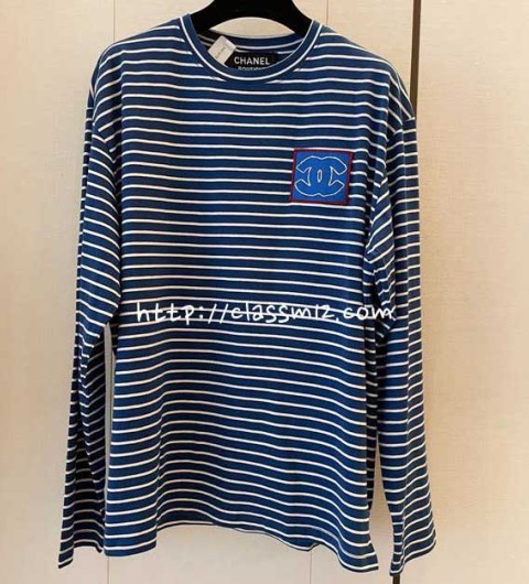 샤넬 25 한정판 긴팔 티셔츠 A11474