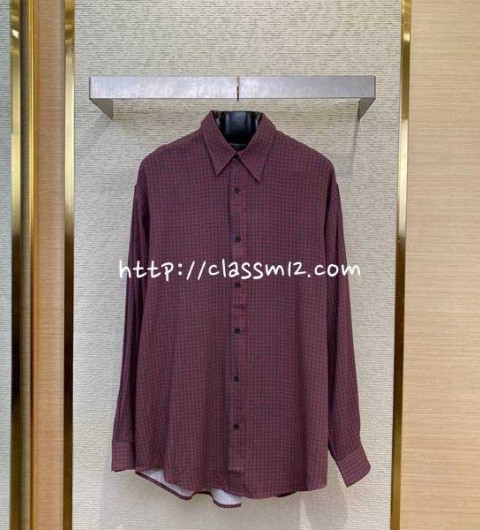 발렌시아가 25 한정판 긴팔 셔츠 A11486