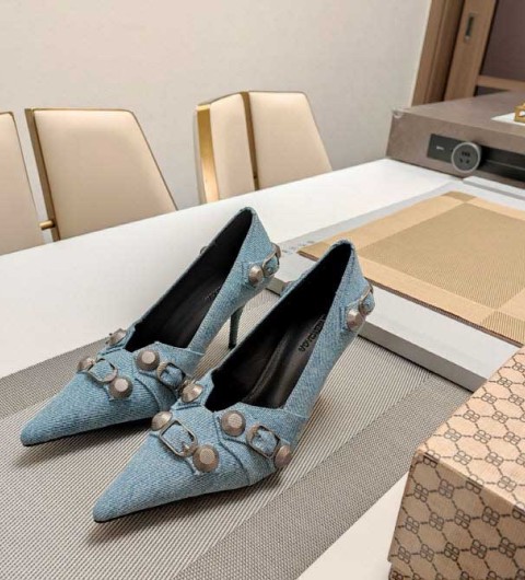 발렌시아가 25 한정판 9cm 여성 하이힐 B4235