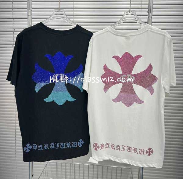 크롬하츠 25 한정판 남여공용 반팔 티셔츠 A11518