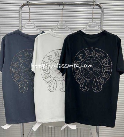 크롬하츠 25 한정판 남여공용 반팔 티셔츠 A11519