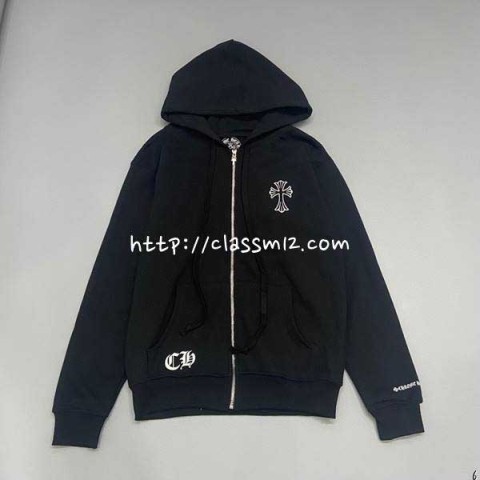 크롬하츠 25 한정판 남여공용 긴팔 후드 자켓 A11549