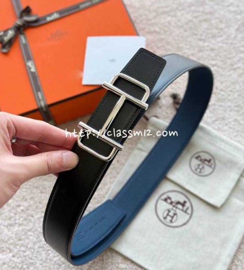 에르메스 25 한정판 3.8cm 벨트 F896