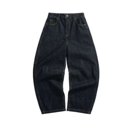 로에베 25 한정판 아나그램 배럴 배기 데님 팬츠 A11565