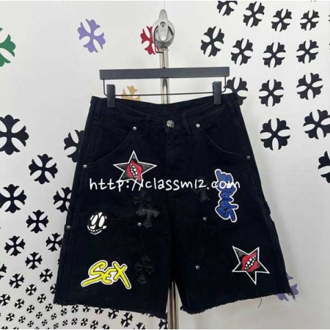 크롬하츠 25 한정판 청바지 반바지 A11620