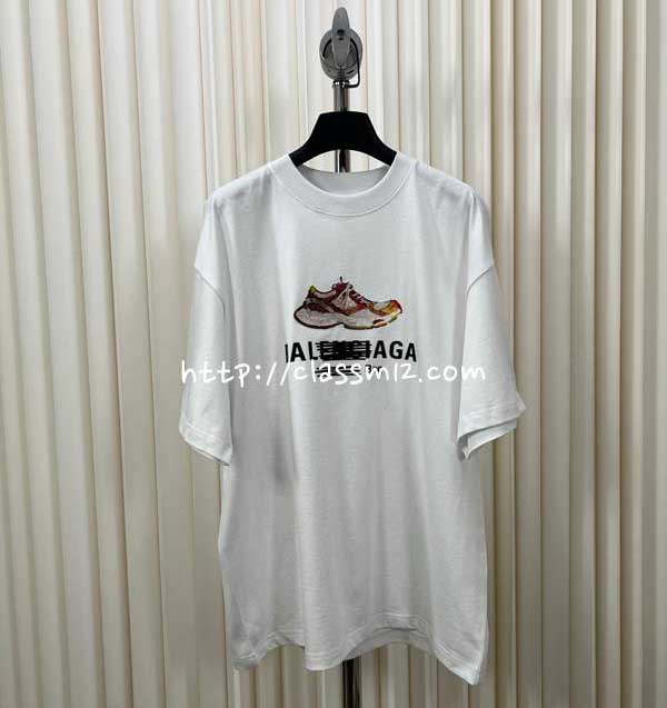 발렌시아가 25 한정판 반팔 티셔츠 A11704