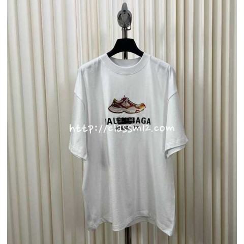 발렌시아가 25 한정판 반팔 티셔츠 A11704