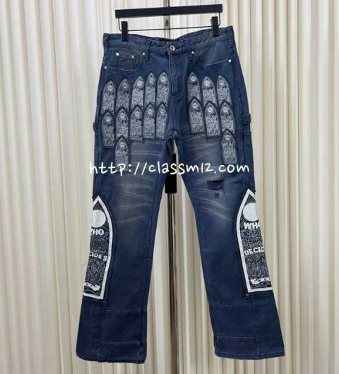 Who Decides War 25 한정판 청바지 긴바지 A11740