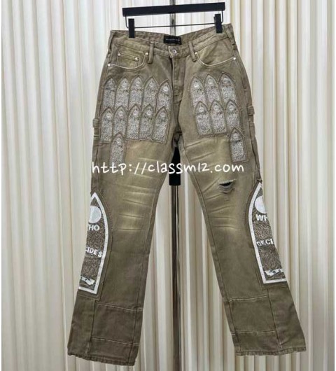 Who Decides War 25 한정판 청바지 긴바지 A11741