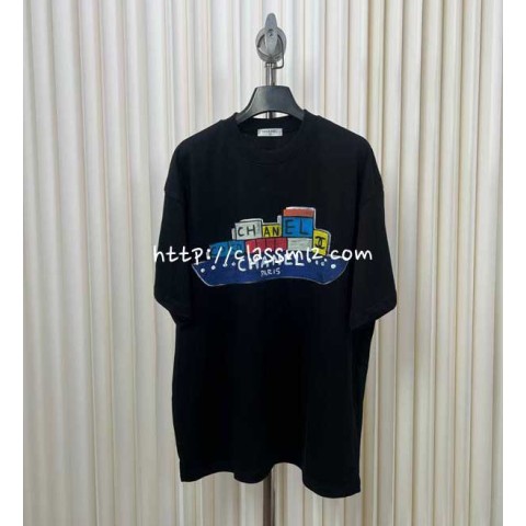샤넬 25 한정판 반팔 티셔츠 A11748