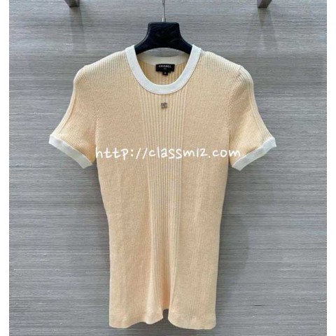 샤넬 25 한정판 여성 반팔 티셔츠 A11773