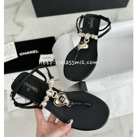 [정품직조원단]샤넬 25 한정판 여성 샌들 B4279