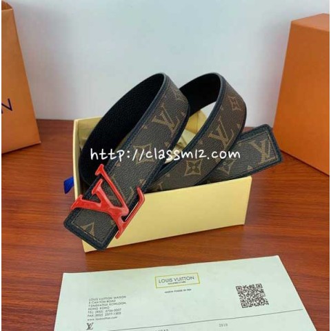 루이비통 25 한정판 Shape Patchwork 벨트 F919