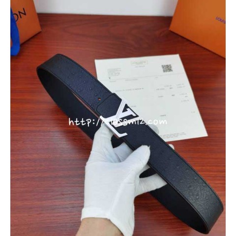 루이비통 25 한정판 4.0cm Mosaic 소가죽 카프스킨 벨트 F922
