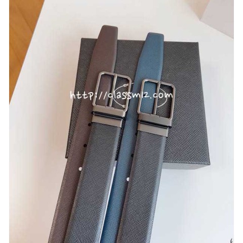프라다 25 한정판 3.5cm 양면 벨트 F927