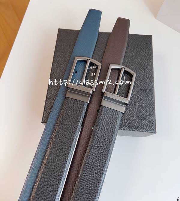 프라다 25 한정판 3.5cm 양면 벨트 F930