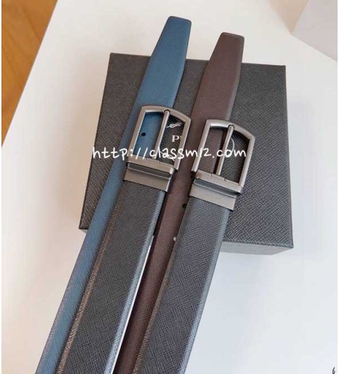 프라다 25 한정판 3.5cm 양면 벨트 F930