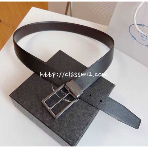 프라다 25 한정판 3.5cm 양면 벨트 F932
