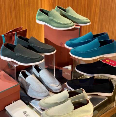 로로피아나 Loro Piana 25 한정판 썸머워크 로퍼 B4303