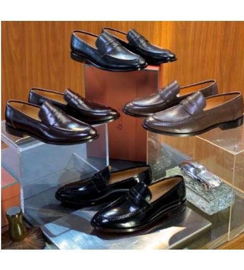 로로피아나 Loro Piana 25 한정판 Sergio 로퍼 B4304