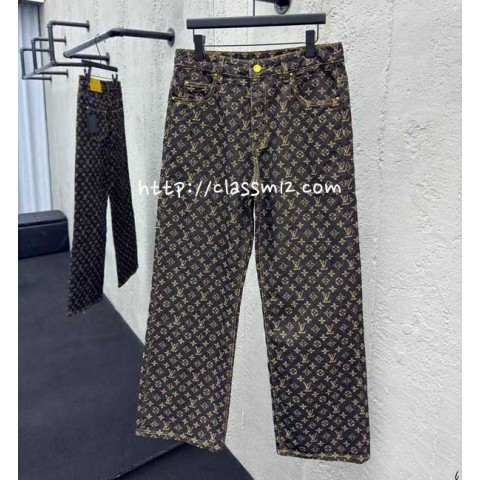 루이비통 25 한정판 청바지 긴바지 A11858
