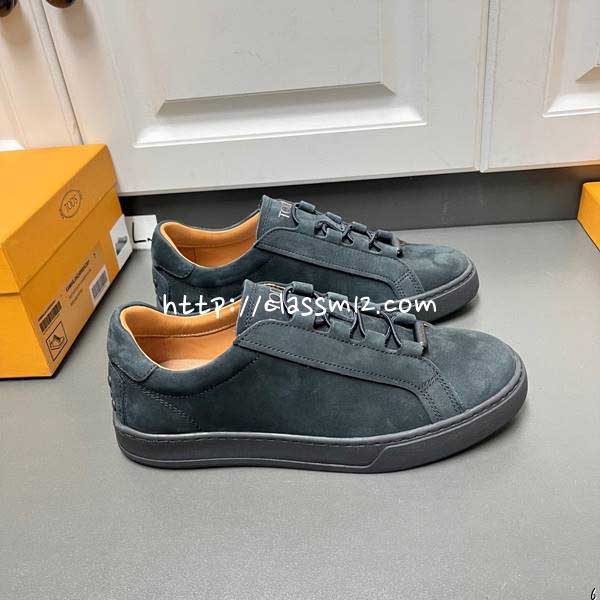 TODS 25 한정판 소가죽 카프스킨 운동화 B4333