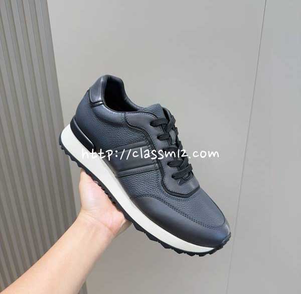 TODS 25 한정판 소가죽 카프스킨 운동화 B4343