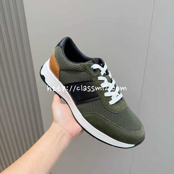 TODS 25 한정판 소가죽 카프스킨 운동화 B4347