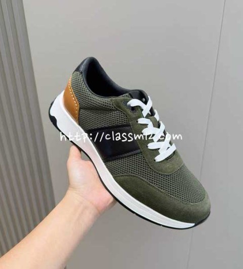 TODS 25 한정판 소가죽 카프스킨 운동화 B4347