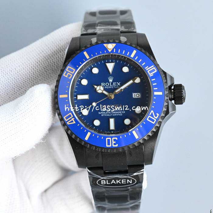 롤렉스 25 한정판 44mm 서브마리너 오토매틱 시계 W175