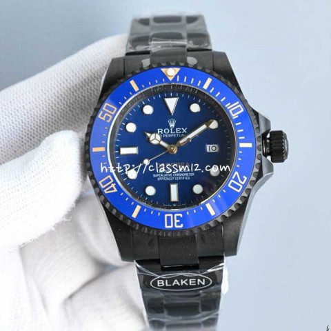 롤렉스 25 한정판 44mm 서브마리너 오토매틱 시계 W175