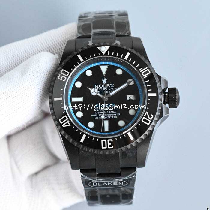 롤렉스 25 한정판 44mm 서브마리너 오토매틱 시계 W178
