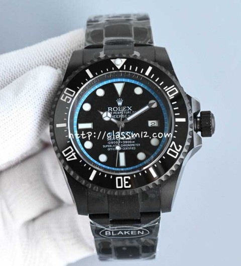 롤렉스 25 한정판 44mm 서브마리너 오토매틱 시계 W178