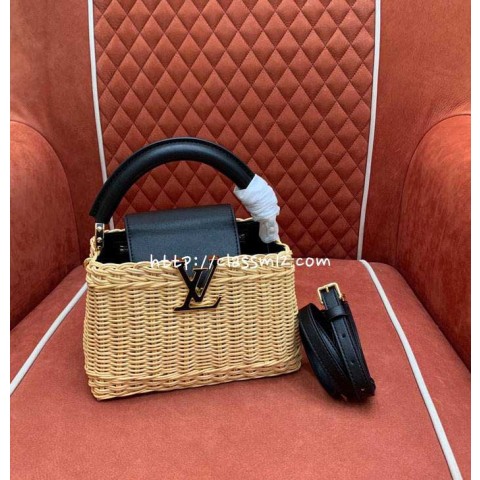 [정품직조원단] 루이비통 25 한정판 capucines mini M26004 크로스백 가방 C5095