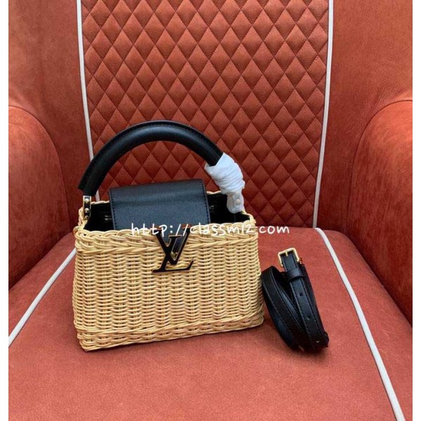 [정품직조원단] 루이비통 25 한정판 capucines mini M26004 크로스백 가방 C5095