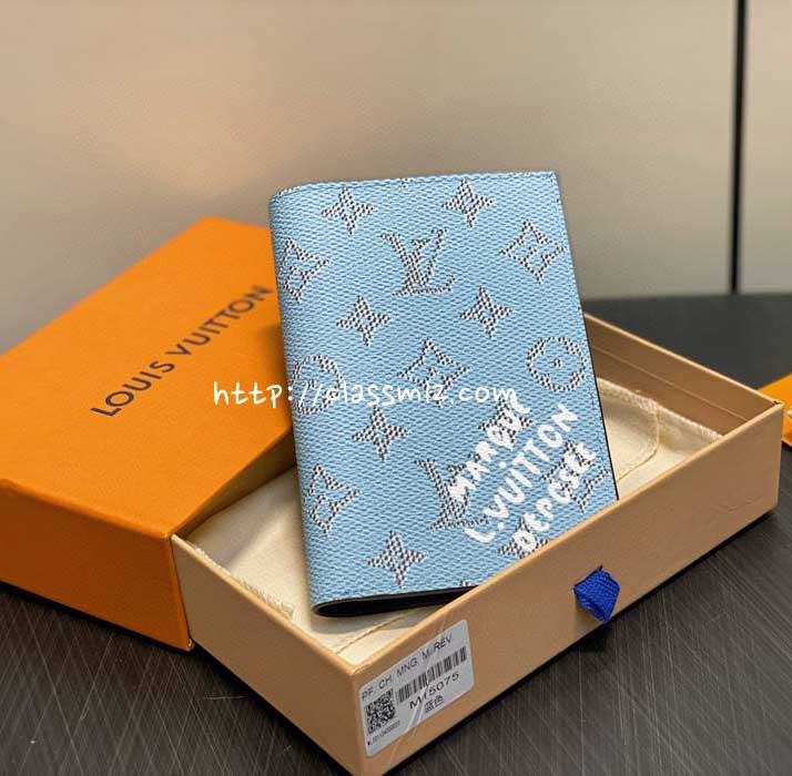 루이비통 25 한정판 M15075 Monogram Heritage 여권 지갑 E785